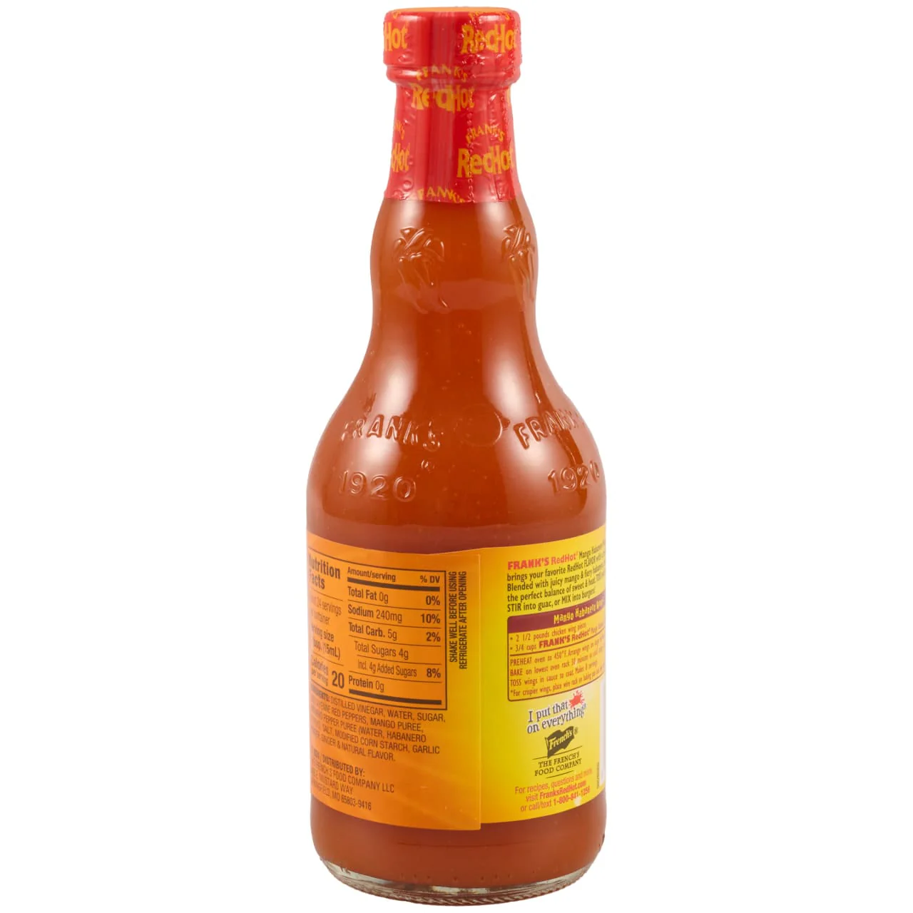 Frank's RedHot® Mango Habanero Wings Sauce, 12 fl oz - Image 20