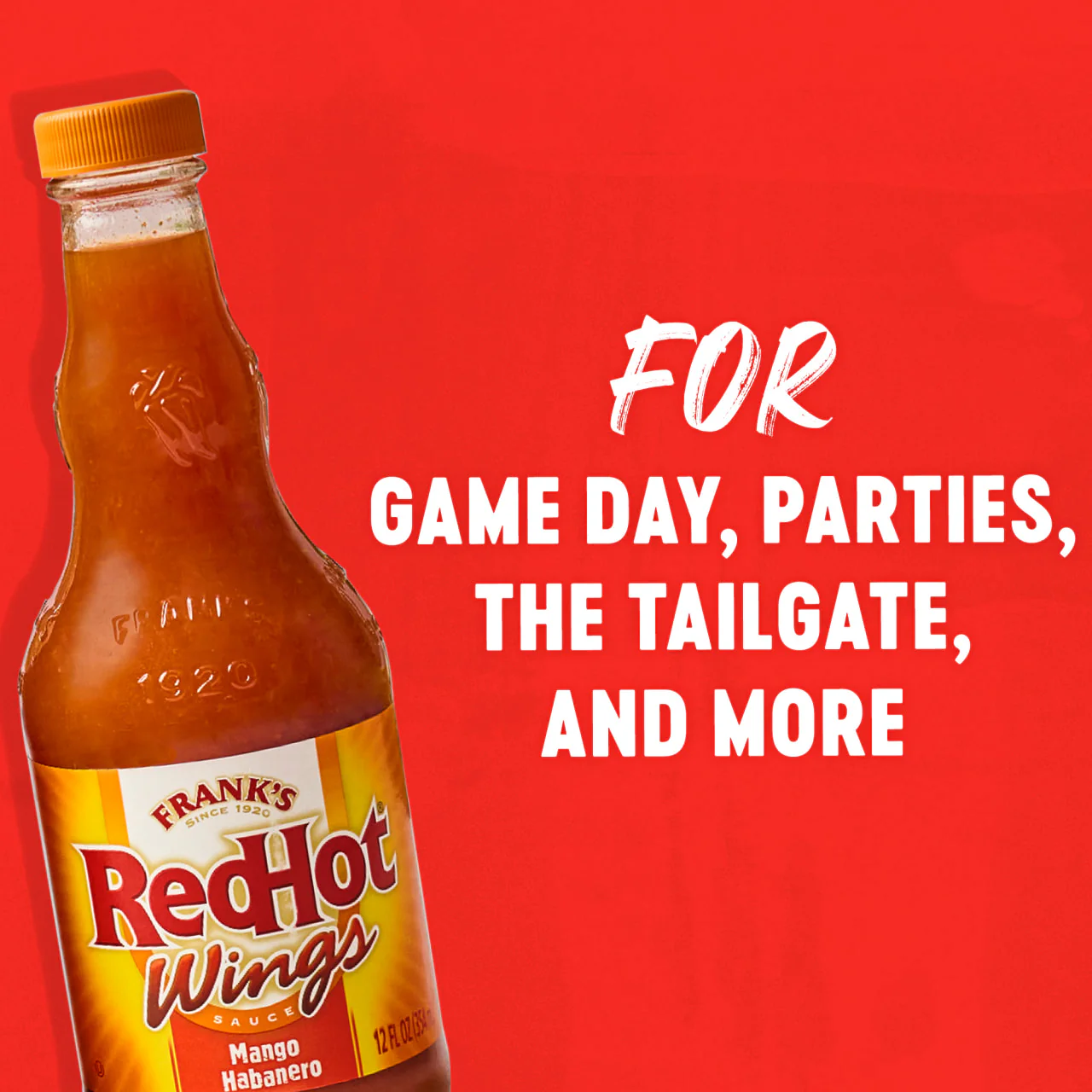 Frank's RedHot® Mango Habanero Wings Sauce, 12 fl oz - Image 4