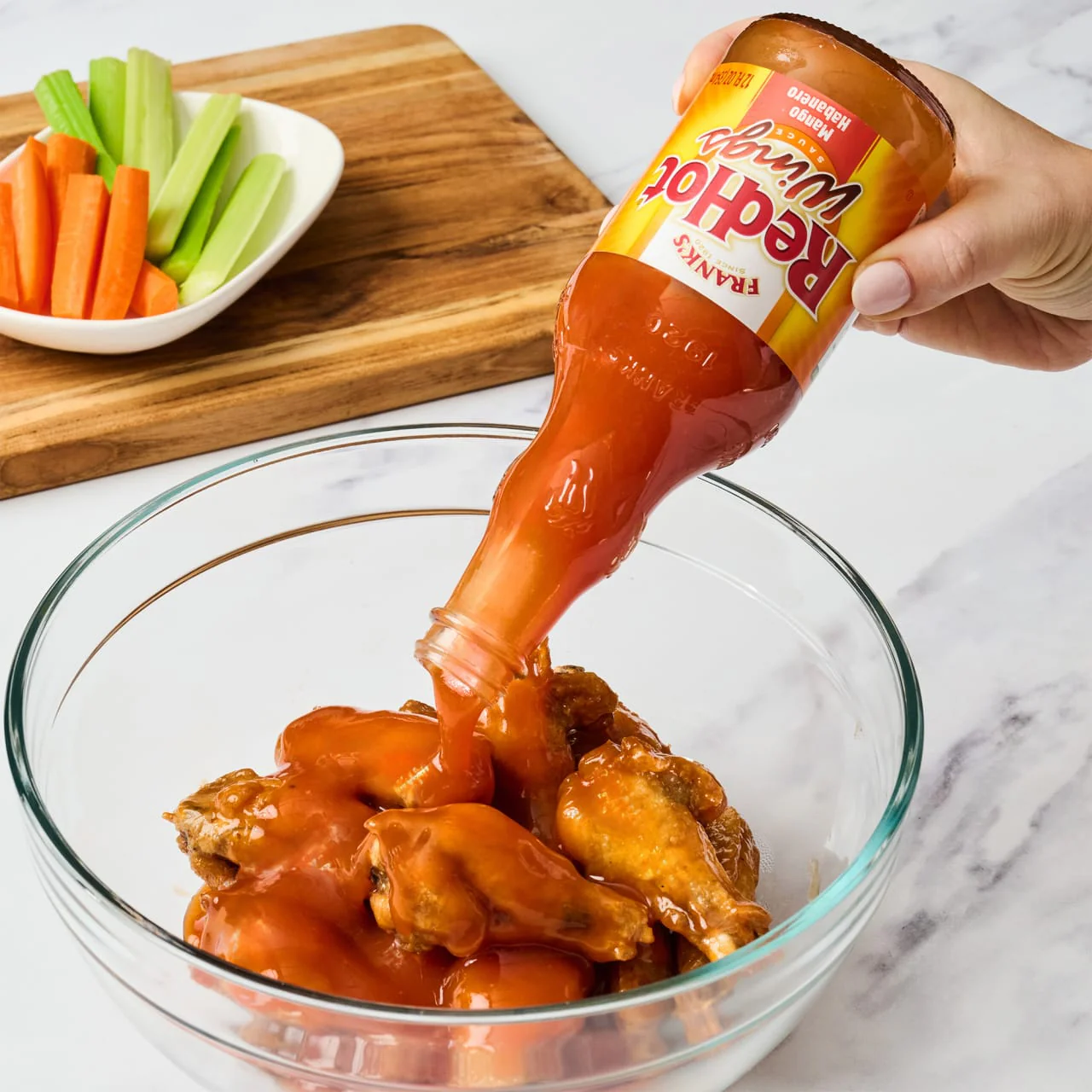Frank's RedHot® Mango Habanero Wings Sauce, 12 fl oz - Image 6