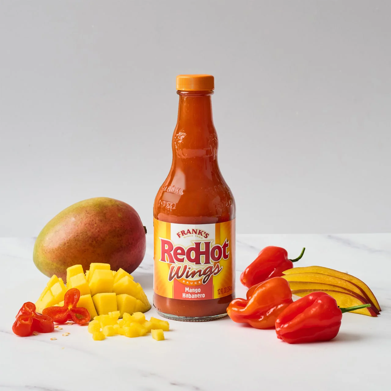 Frank's RedHot® Mango Habanero Wings Sauce, 12 fl oz - Image 8