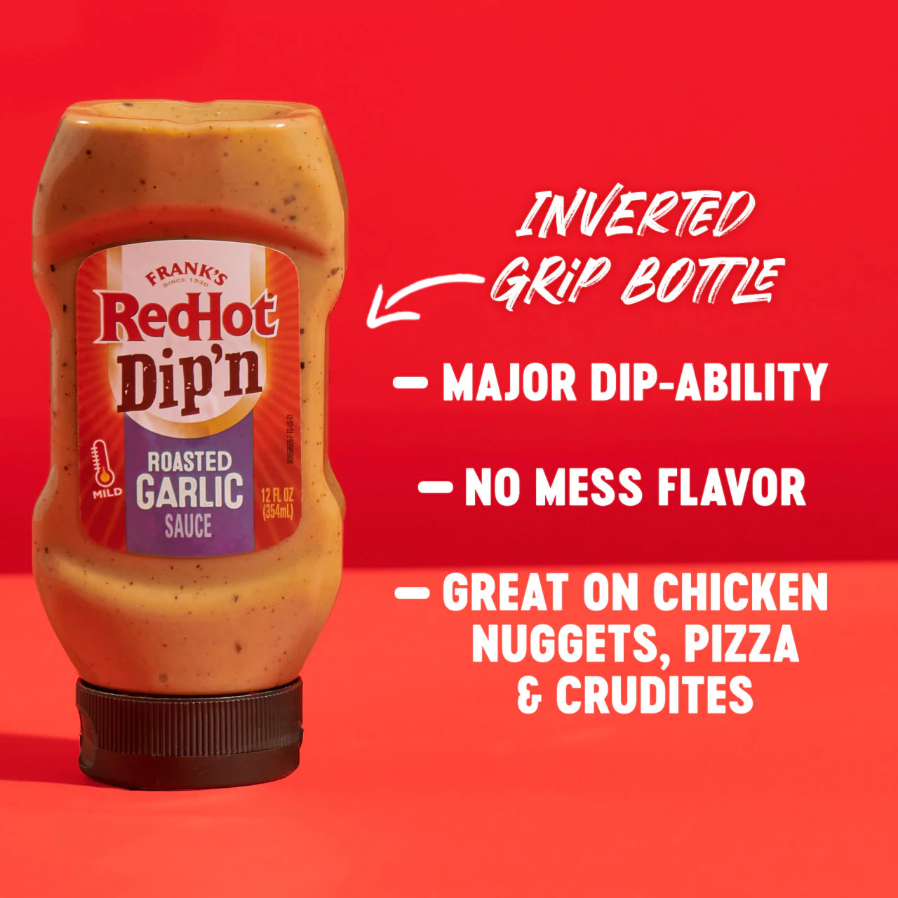 Frank's RedHot® Roasted Garlic Dip'N Sauce, 12 fl oz - Image 3