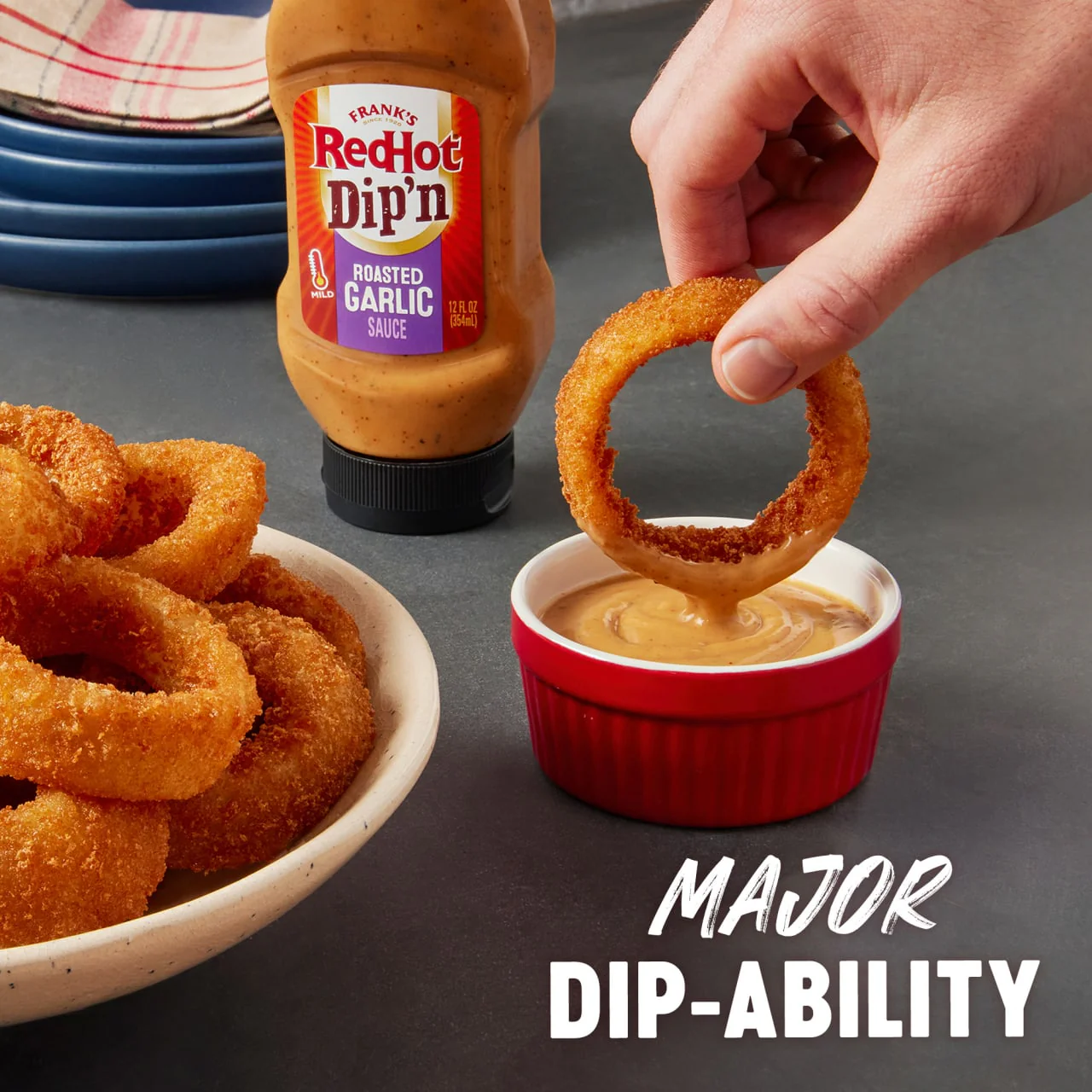 Frank's RedHot® Roasted Garlic Dip'N Sauce, 12 fl oz - Image 4
