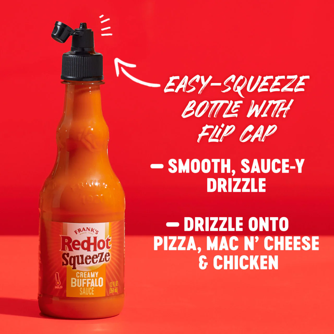 Frank's RedHot® Creamy Buffalo Squeeze Sauce, 12 fl oz - Image 5
