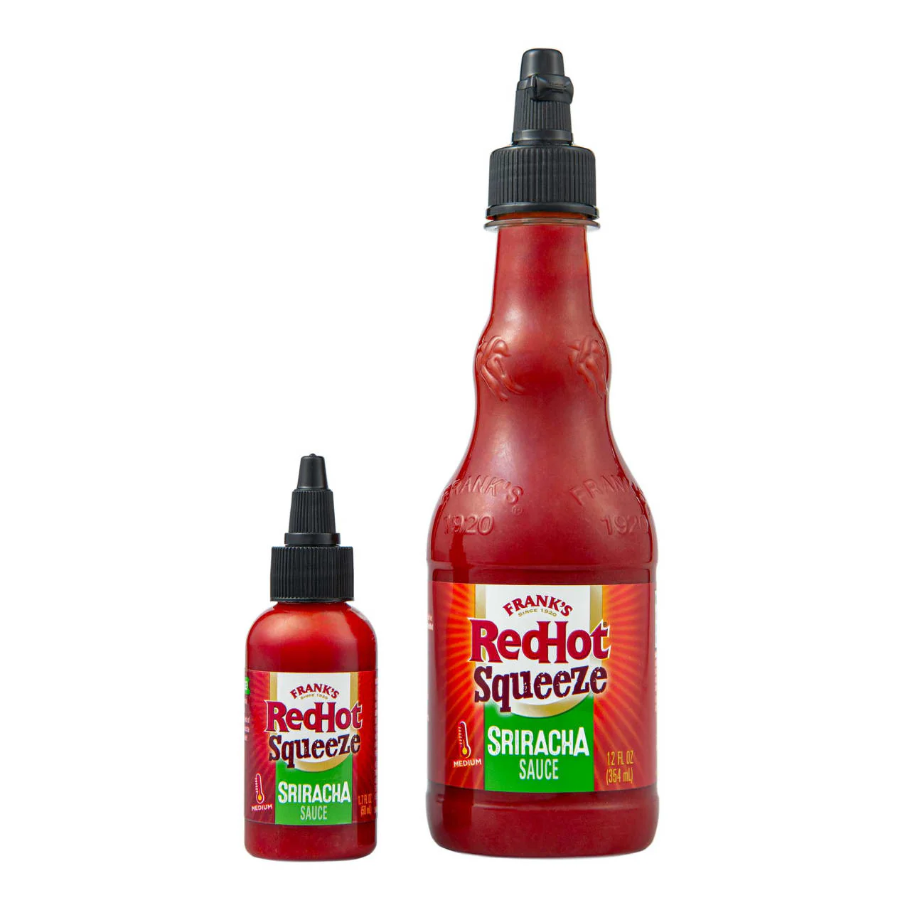 Frank's RedHot® Sriracha Mini Squeeze Hot Sauce, 1.7 fl oz - Image 2