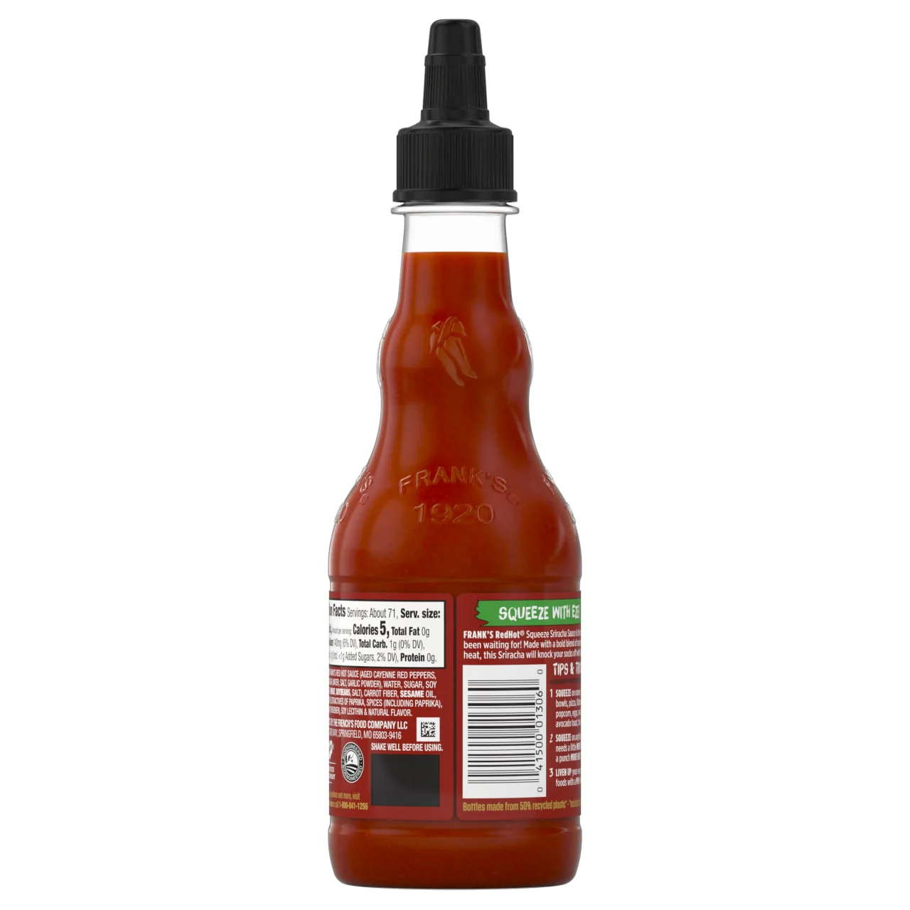 Frank's RedHot® Sriracha Squeeze Sauce, 12 fl oz - Image 8
