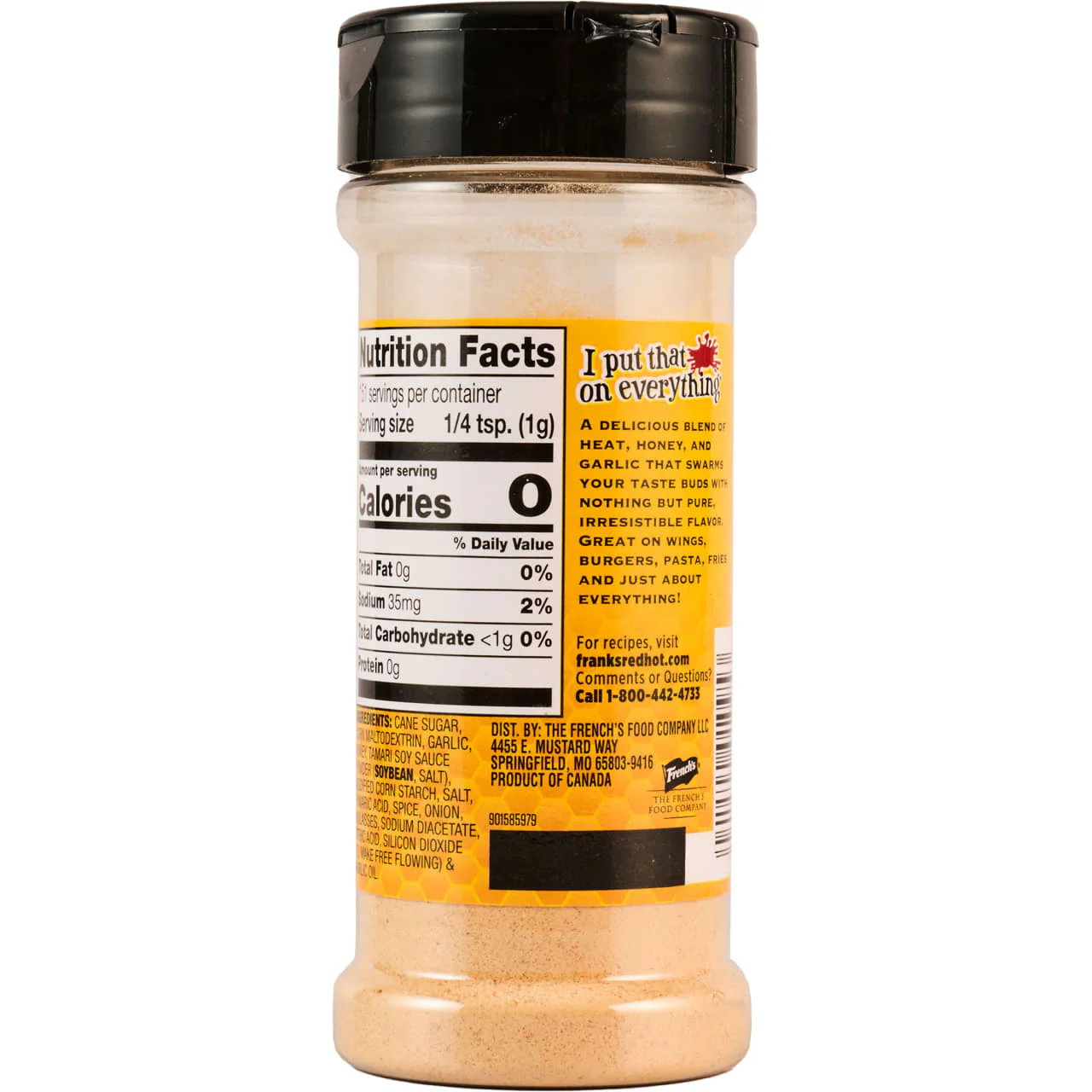 Frank's RedHot® Stingin' Honey Garlic Seasoning Blend, 5.36 oz - Image 8