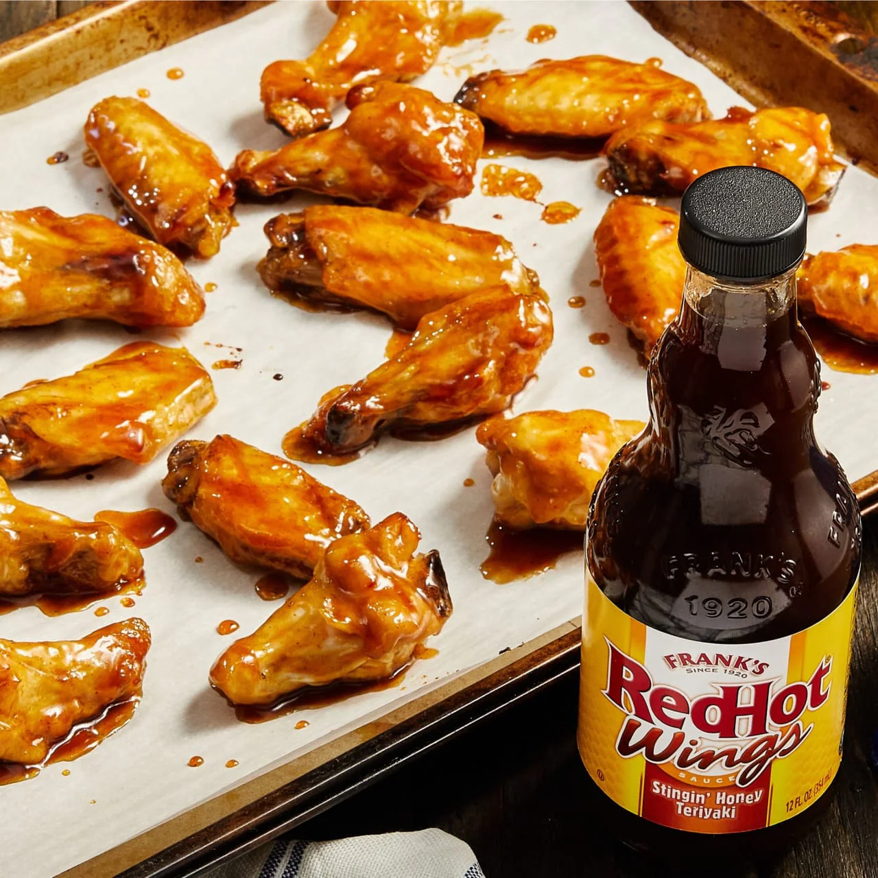 Frank's RedHot® Stingin' Honey Teriyaki Wing Sauce, 12 oz (2-Pack) - Image 6
