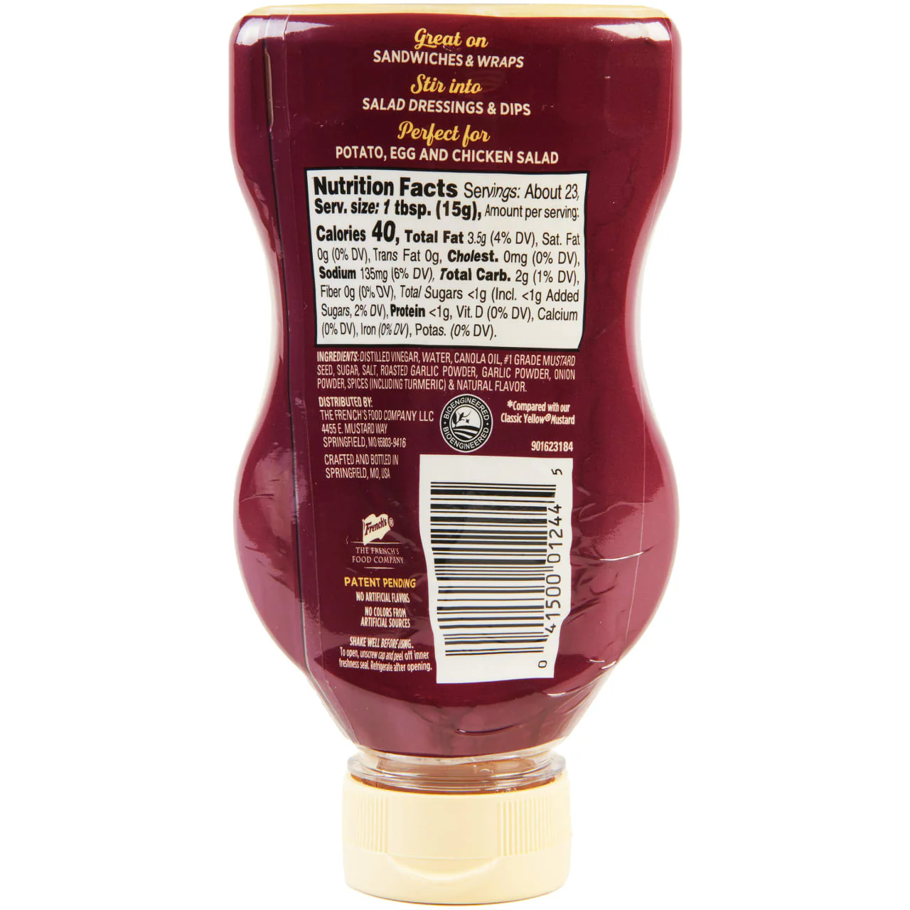 French's® Creamy Roasted Garlic Mustard, 12 oz - Image 8