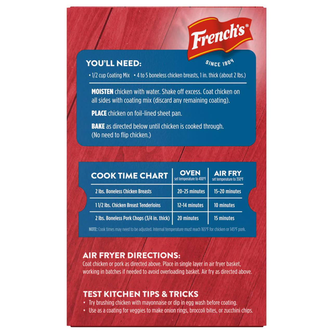 French's® Crispy Fried Onions Seasoned Coatings Mix, 5 oz - Image 10