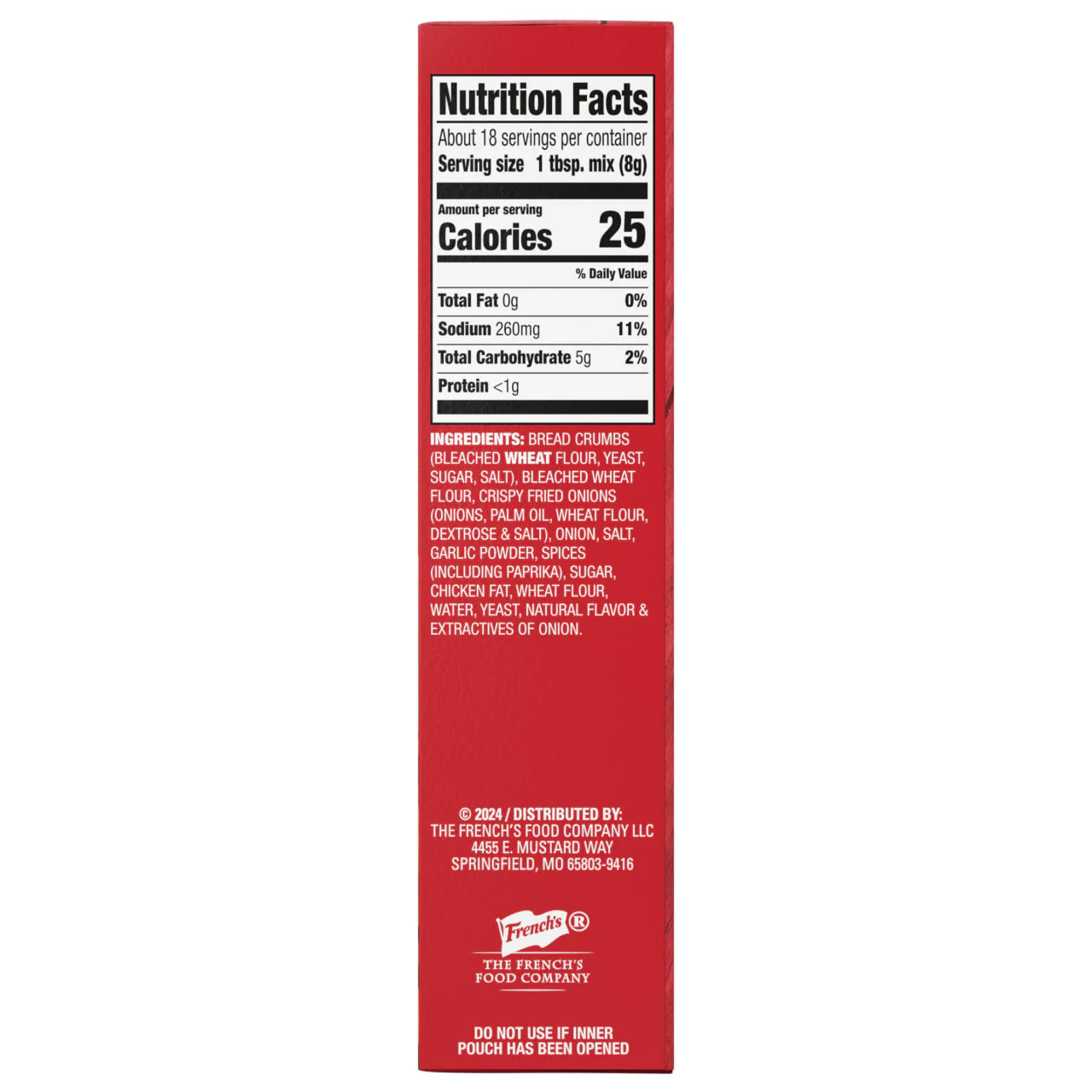 French's® Crispy Fried Onions Seasoned Coatings Mix, 5 oz - Image 11