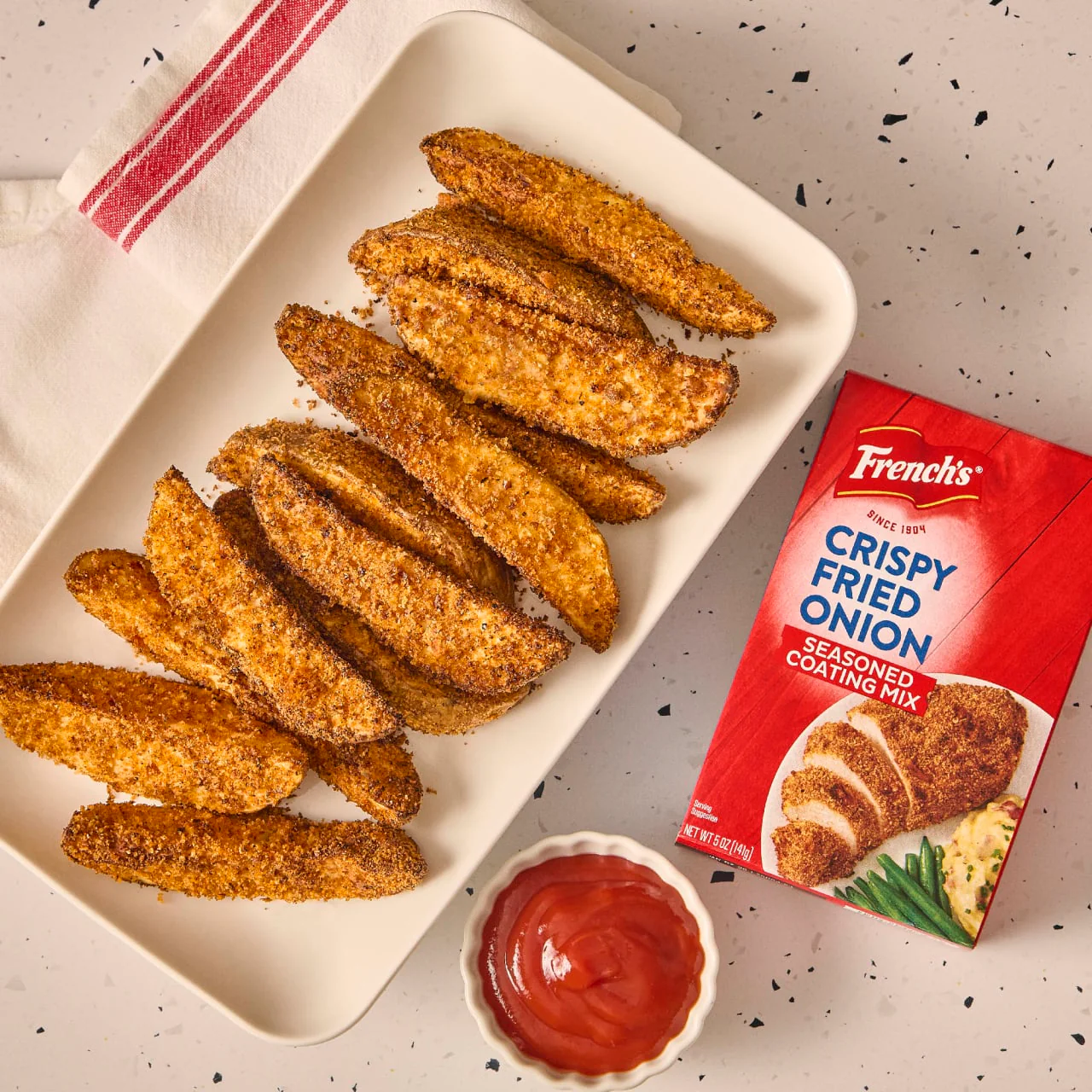 French's® Crispy Fried Onions Seasoned Coatings Mix, 5 oz - Image 4