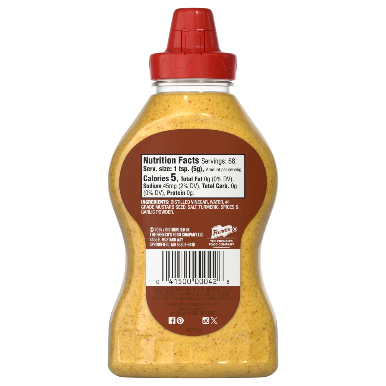 French's® Spicy Brown Mustard, 12 oz - Image 7