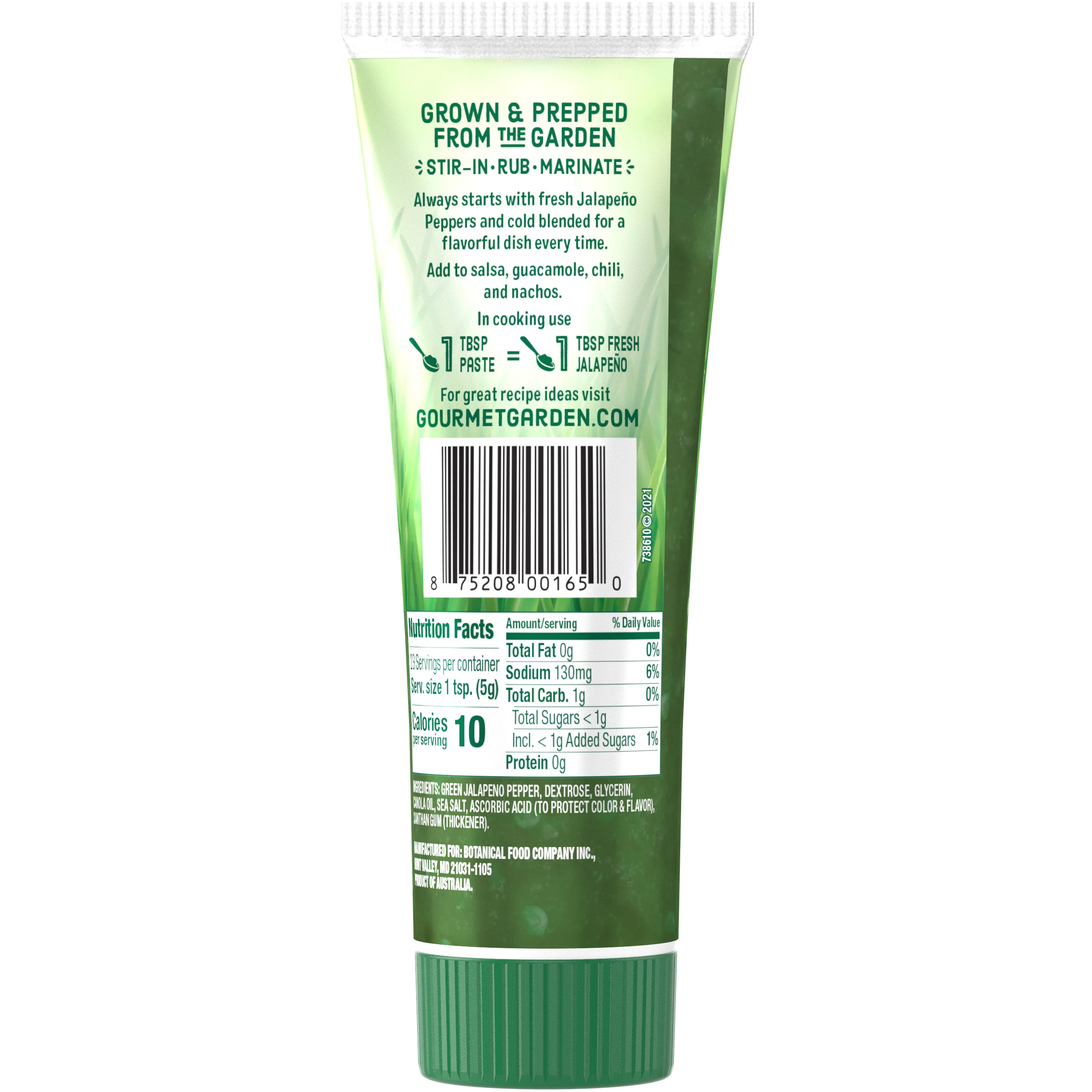 Gourmet Garden™ Jalapeño Stir-In Paste, 4 oz - Image 7