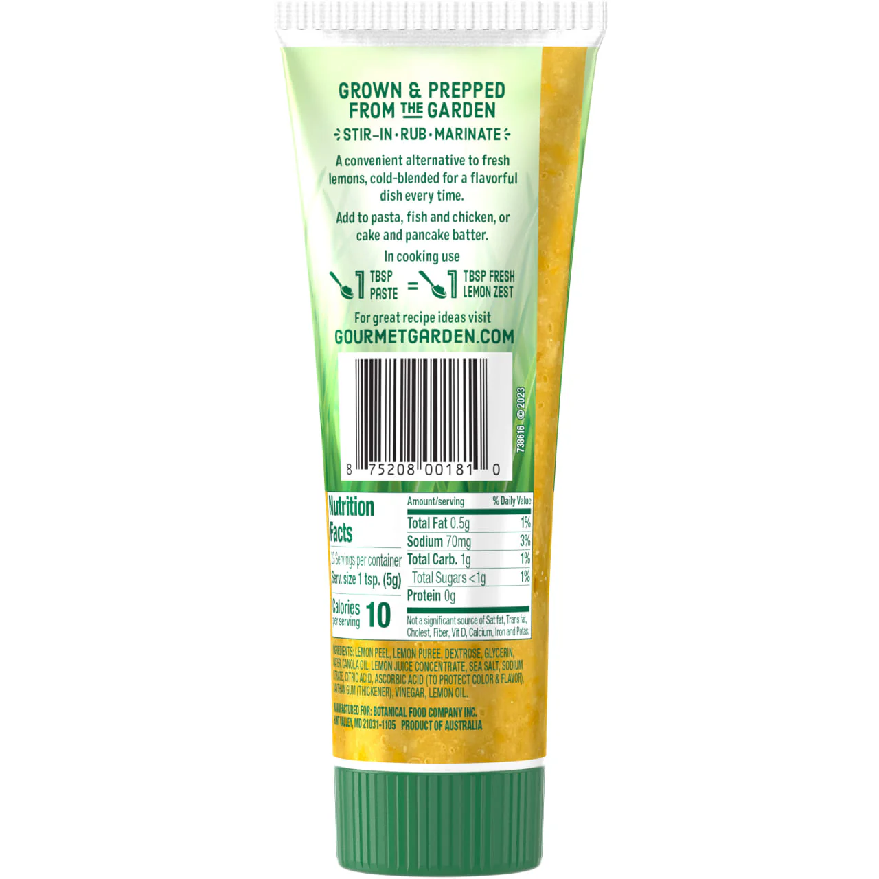 Gourmet Garden™ Zesty Lemon Ready to Use Paste, 4 oz - Image 8