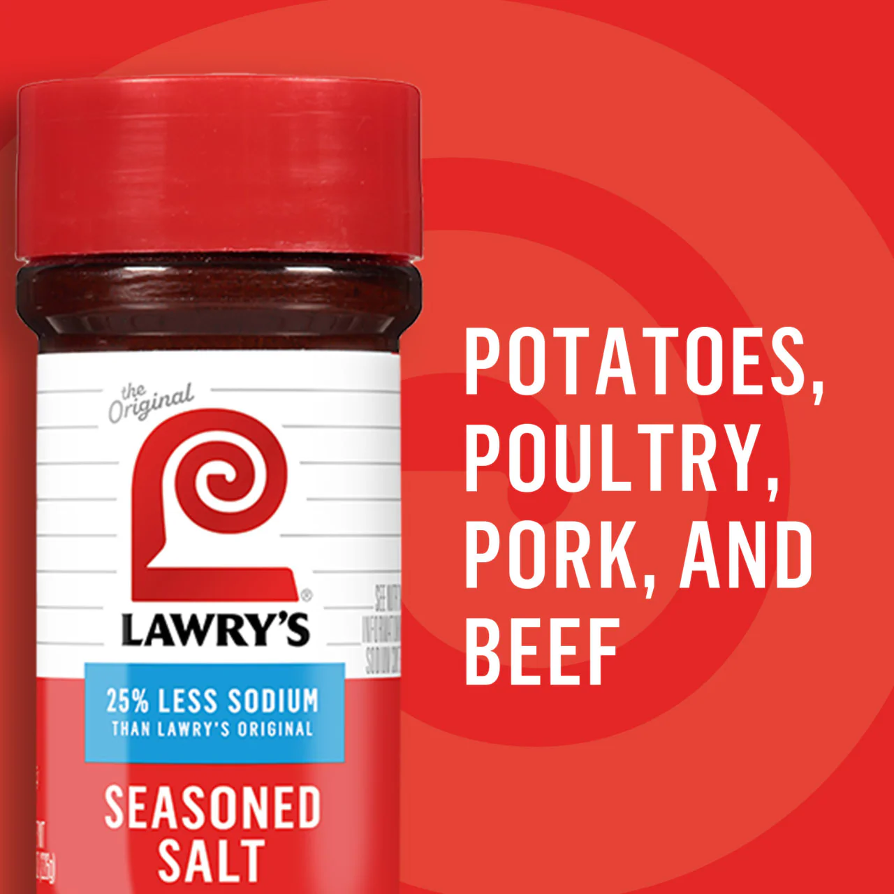 Lawry's® 25% Less Sodium Seasoned Salt, 8 oz - Image 5