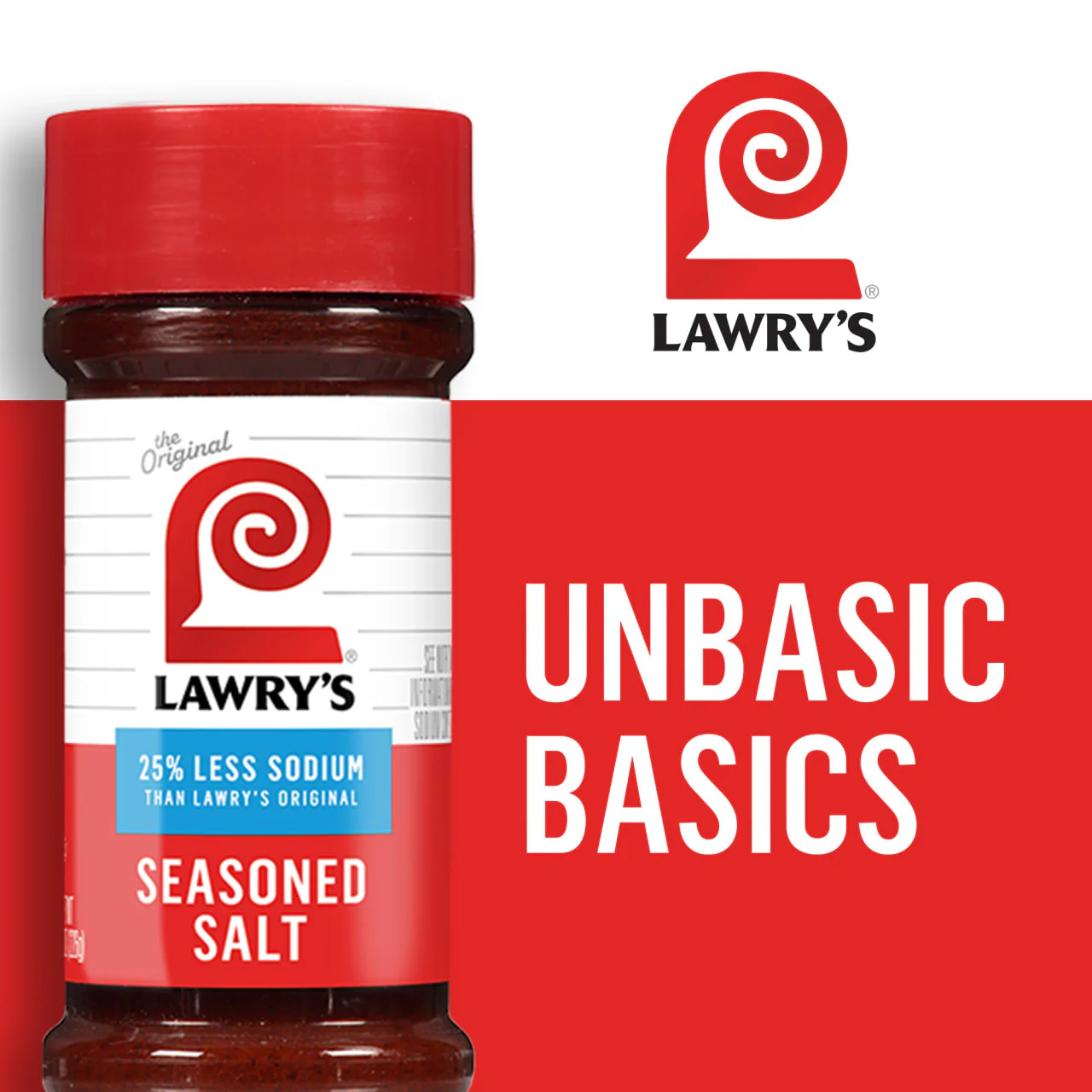Lawry's® 25% Less Sodium Seasoned Salt, 8 oz - Image 9