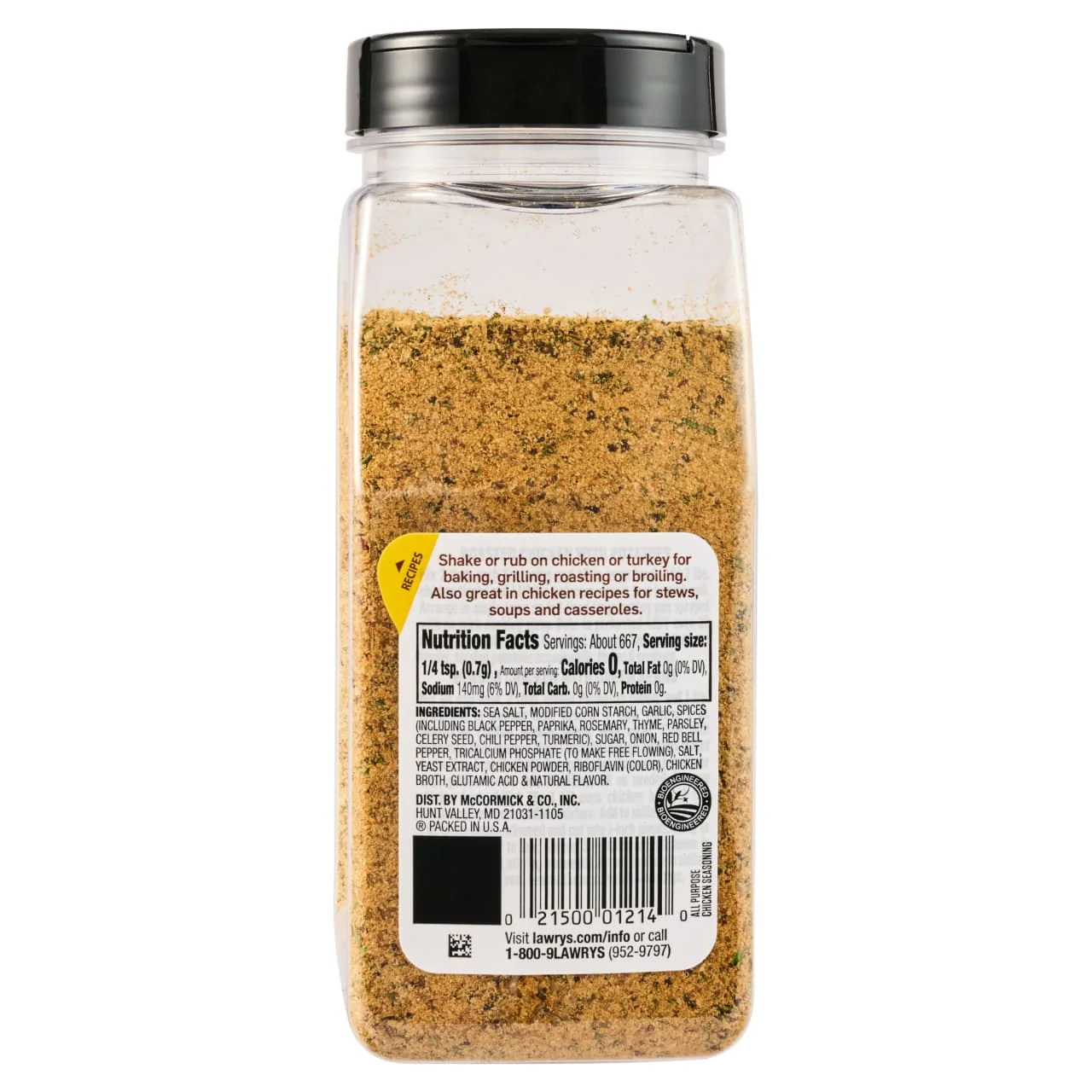 Lawry's® All Purpose Chicken Seasoning, 16.5 oz - Image 7