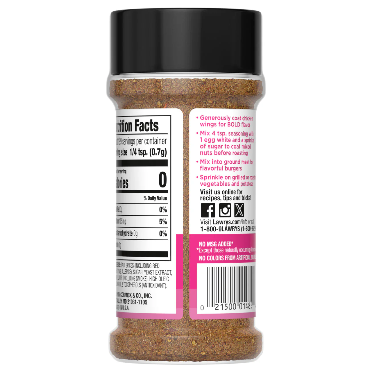 Lawry's® Jerk Seasoning, 4.93 oz - Image 10
