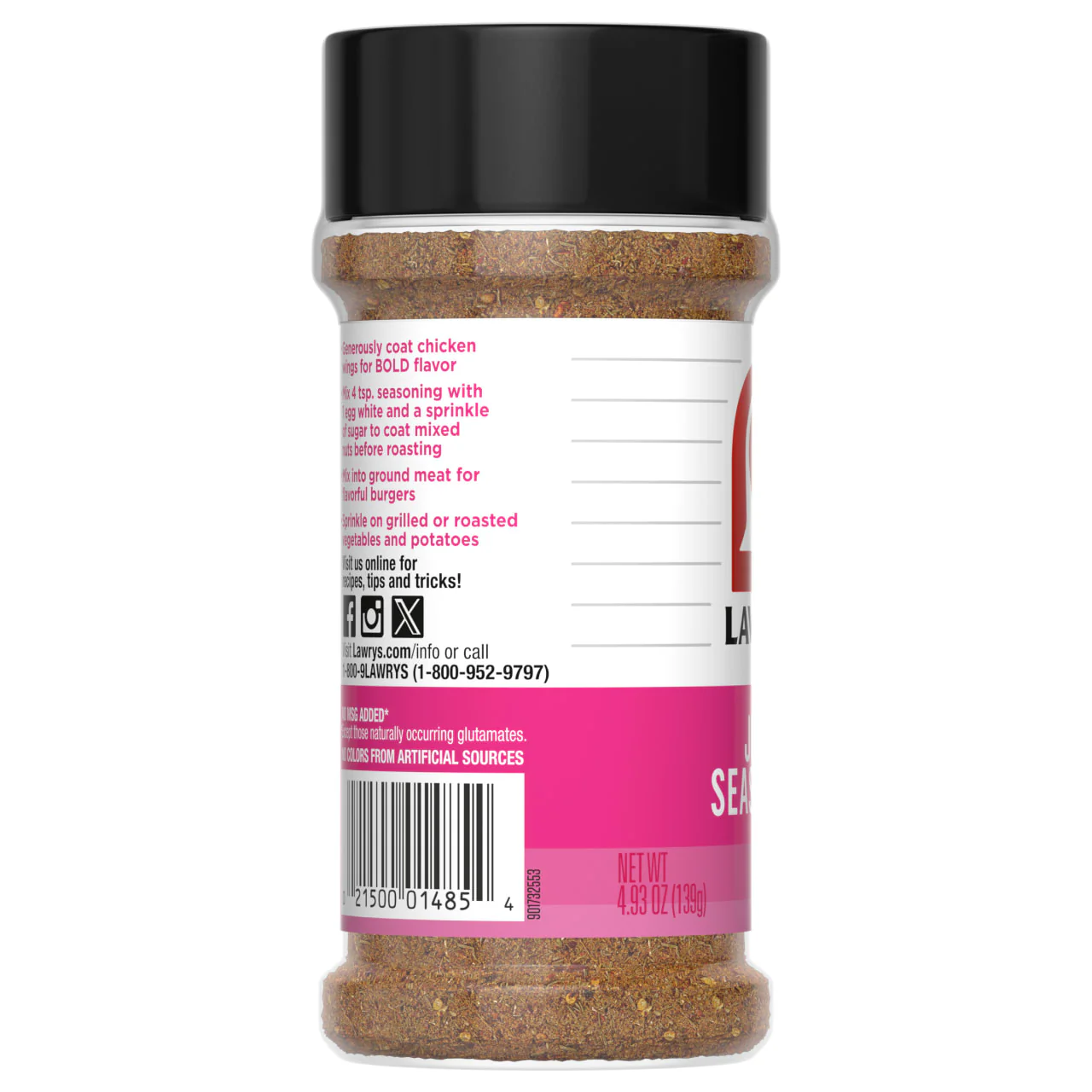 Lawry's® Jerk Seasoning, 4.93 oz - Image 12