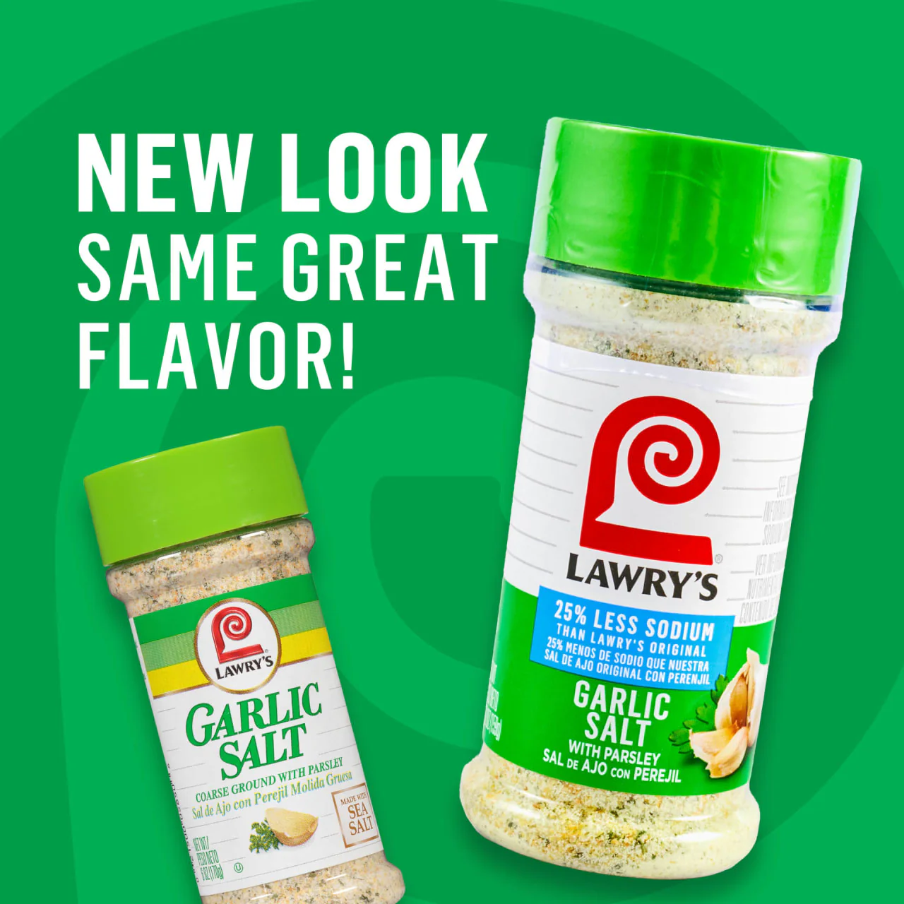 Lawry's® 25% Less Sodium Garlic Salt With Parsley, 5.62 oz - Image 3