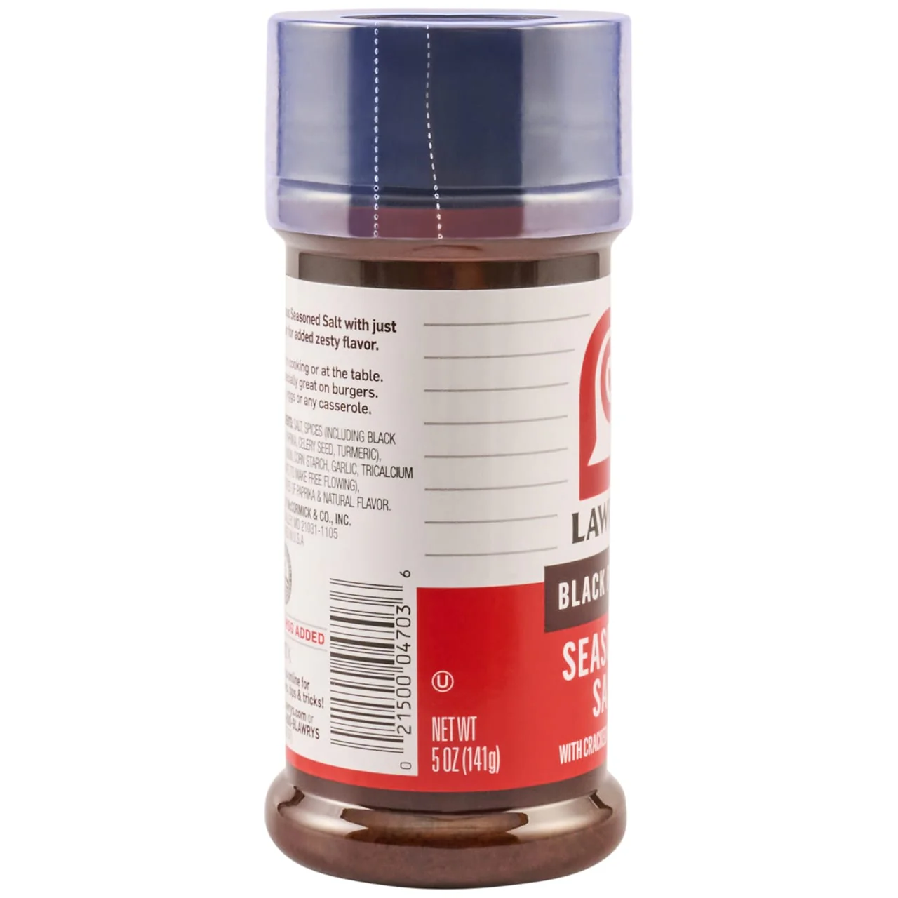 Lawry's® Black Pepper Seasoned Salt, 5 oz - Image 10
