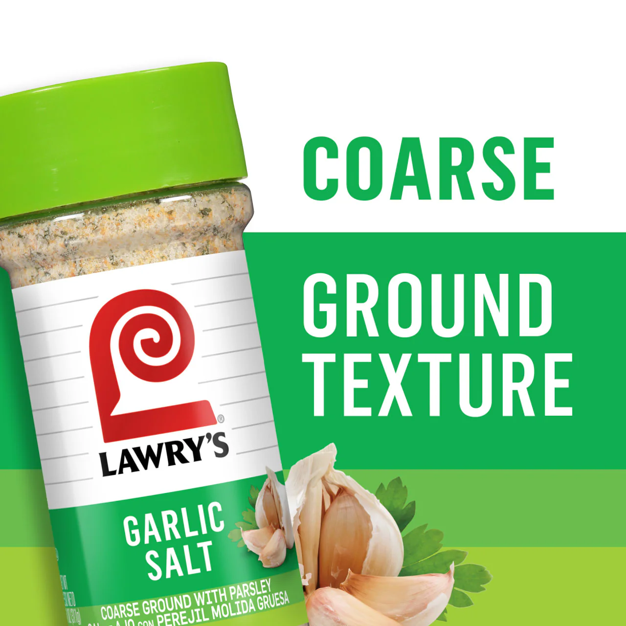 Lawry's® Classic Coarse Ground Garlic Salt, 11 oz - Image 4
