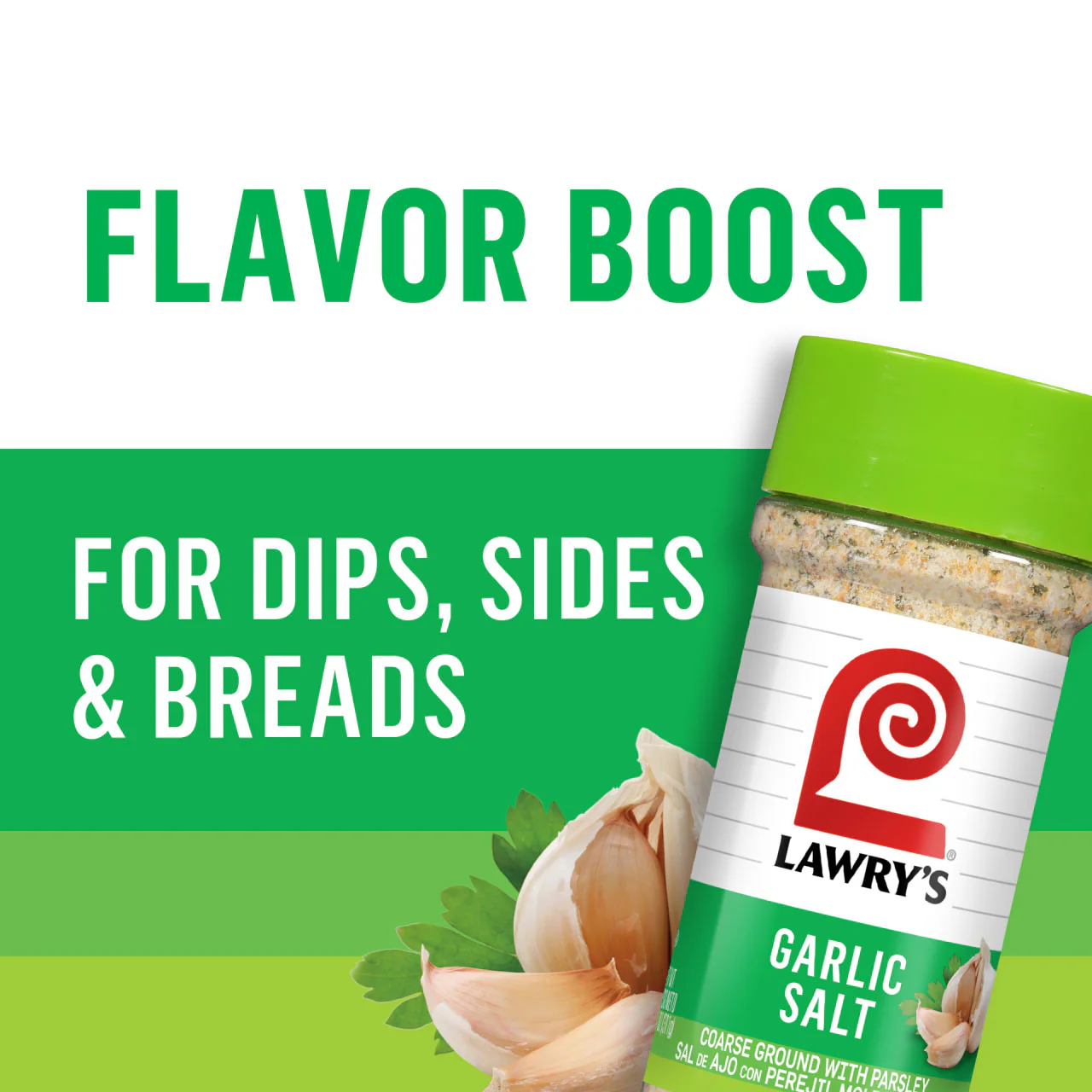 Lawry's® Classic Coarse Ground Garlic Salt, 11 oz - Image 5