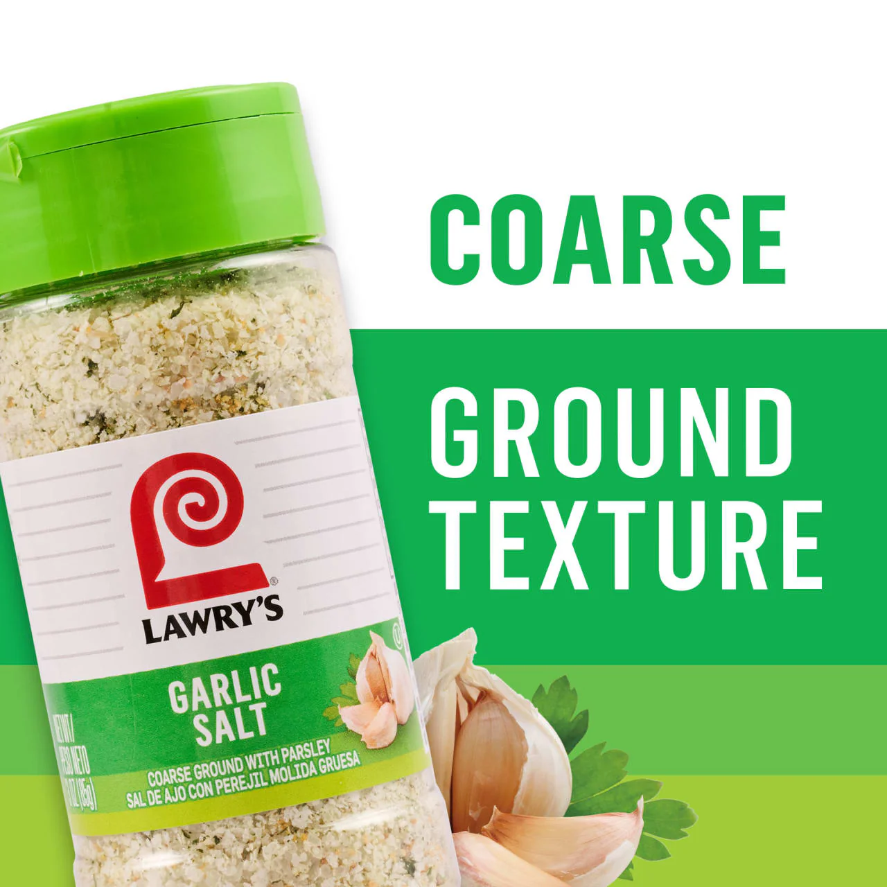 Lawry's® Coarse Ground with Parsley Garlic Salt, 3 oz - Image 15