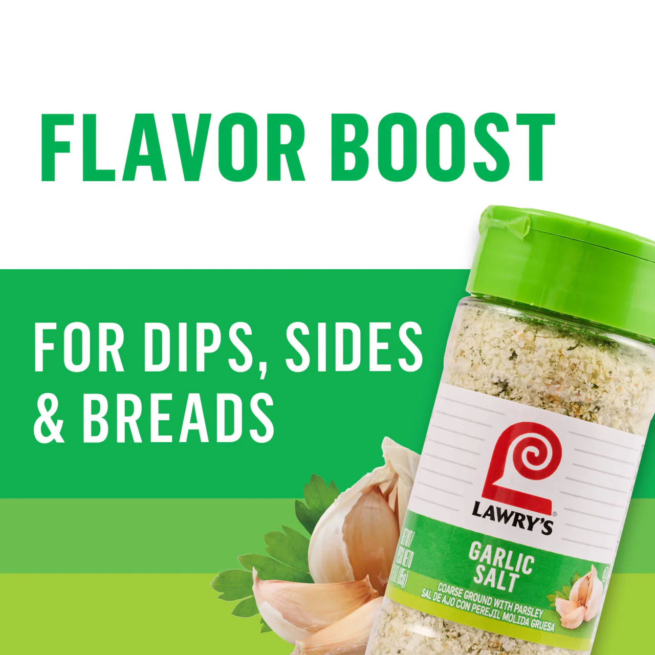 Lawry's® Coarse Ground with Parsley Garlic Salt, 3 oz - Image 17