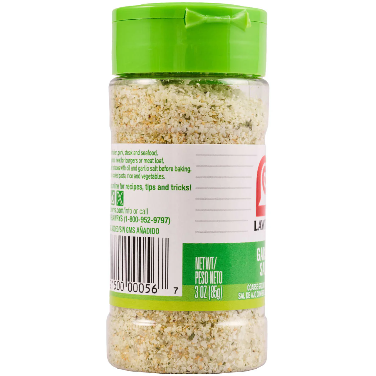 Lawry's® Coarse Ground with Parsley Garlic Salt, 3 oz - Image 26