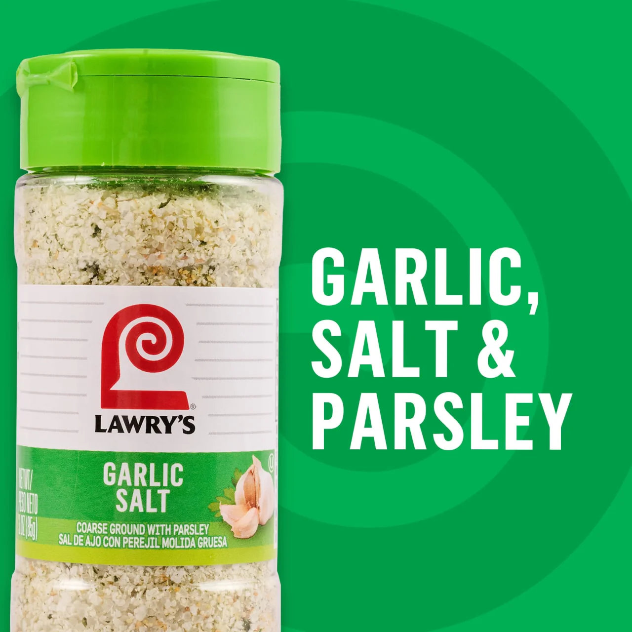 Lawry's® Coarse Ground with Parsley Garlic Salt, 3 oz - Image 4