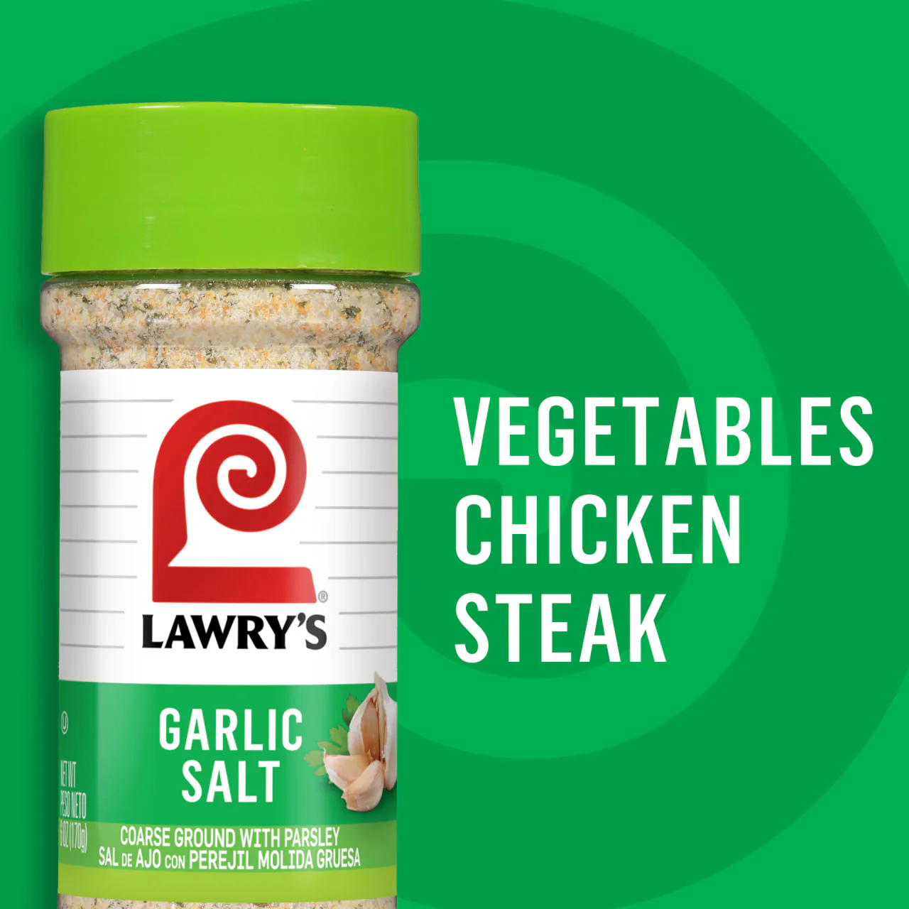Lawry's® Coarse Ground With Parsley Garlic Salt, 6 oz - Image 17