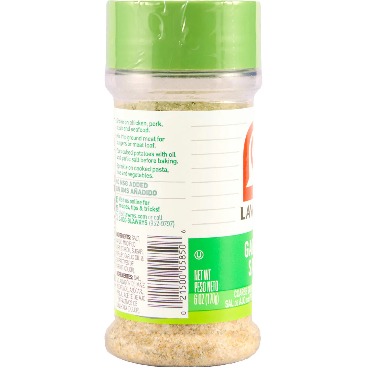 Lawry's® Coarse Ground With Parsley Garlic Salt, 6 oz - Image 26