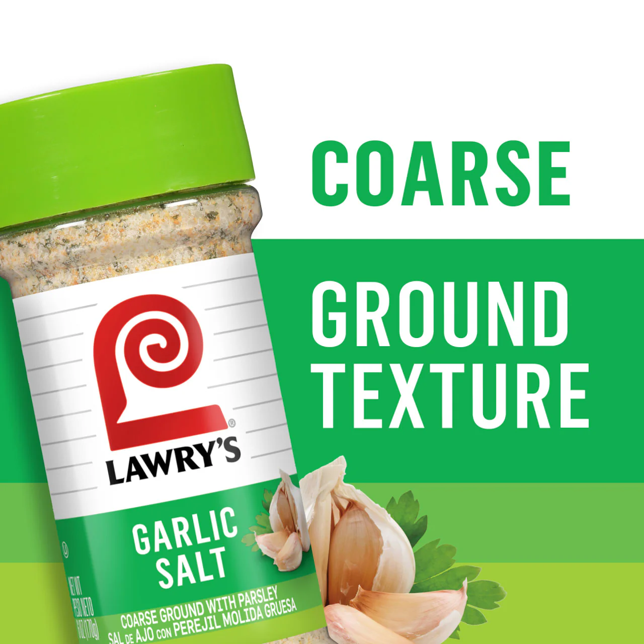 Lawry's® Coarse Ground With Parsley Garlic Salt, 6 oz - Image 4
