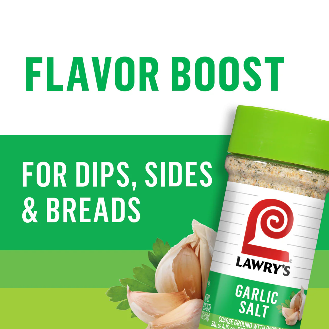 Lawry's® Coarse Ground With Parsley Garlic Salt, 6 oz - Image 5