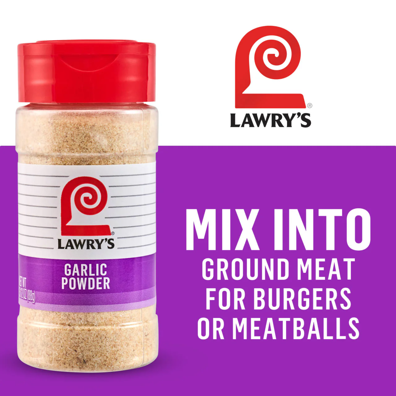 Lawry's® Garlic Powder, 3.12 oz - Image 3