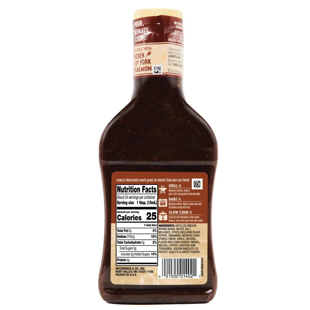 Lawry's® Hickory Brown Sugar Marinade, 12 fl oz - Image 8
