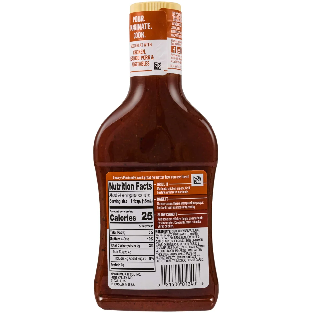 Lawry's® Honey Bourbon Marinade, 12 fl oz - Image 9