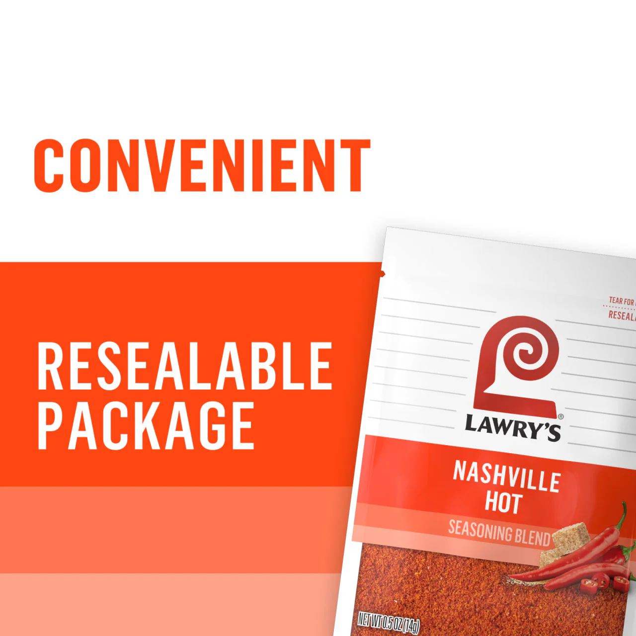 Lawry's® Nashville Hot Seasoning Blend, 0.5 oz - Image 3