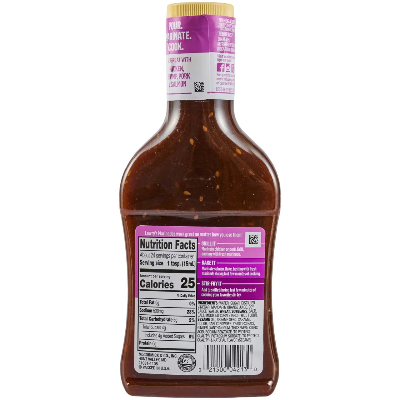 Lawry's® Sesame & Ginger Marinade, 12 fl oz - Image 8