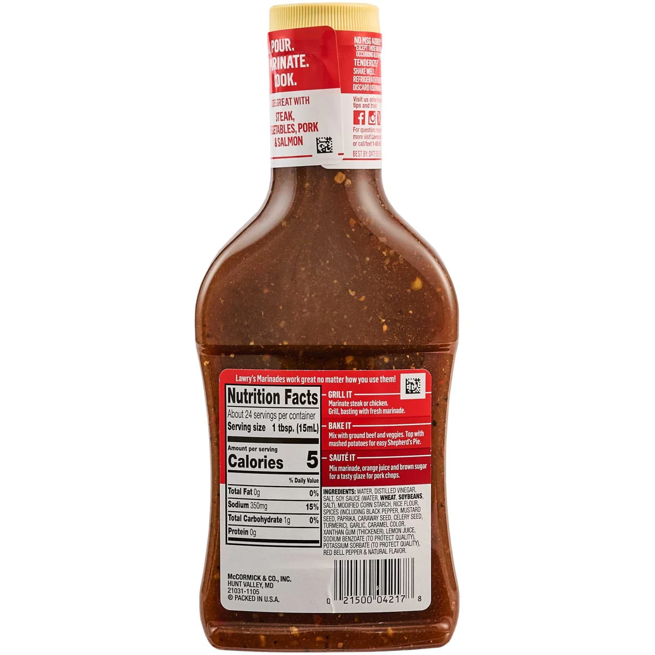 Lawry's® Steak & Chop Marinade, 12 fl oz - Image 7