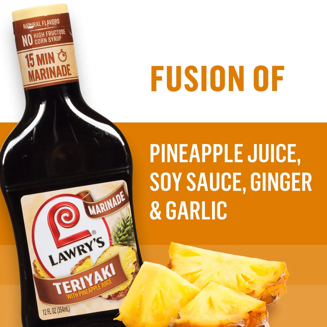 Lawry's® Teriyaki With Pineapple Juice Marinade, 12 fl oz - Image 18