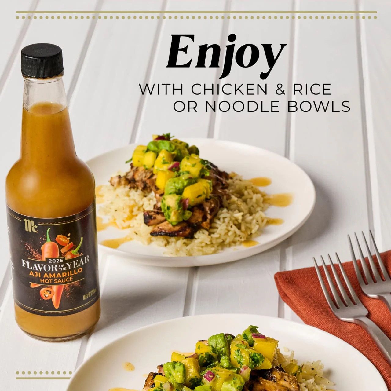 McCormick® Aji Amarillo Hot Sauce, 10.0 fl oz - Image 15