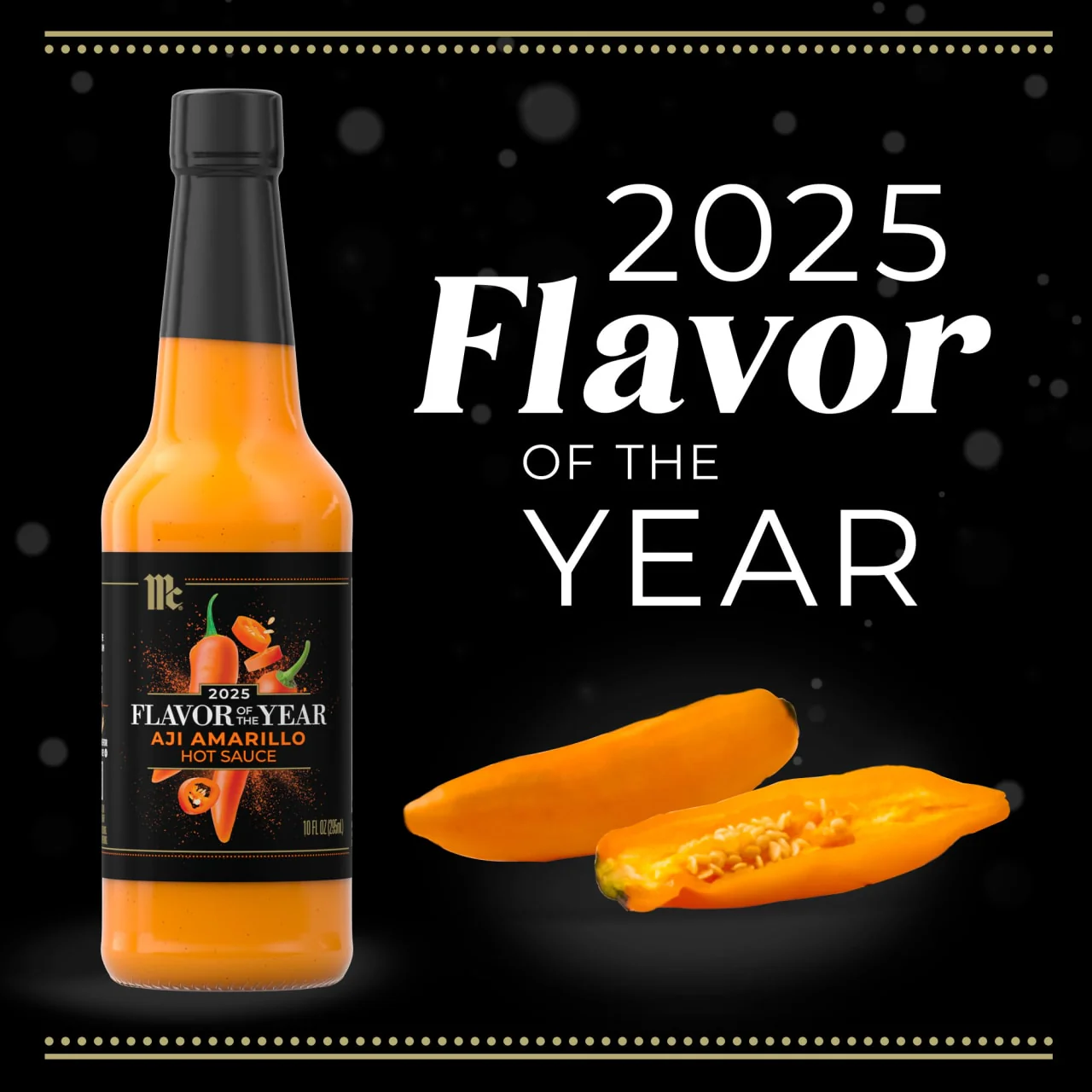 McCormick® Aji Amarillo Hot Sauce, 10.0 fl oz - Image 4