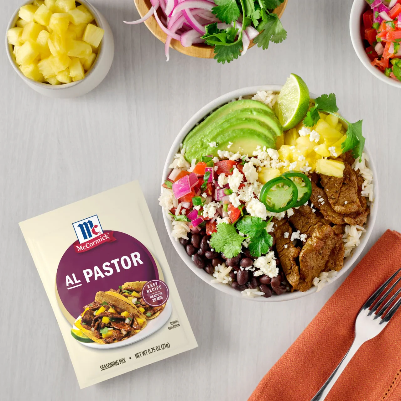 McCormick® Al Pastor Seasoning Mix, 0.75 oz (6-Pack) - Image 12