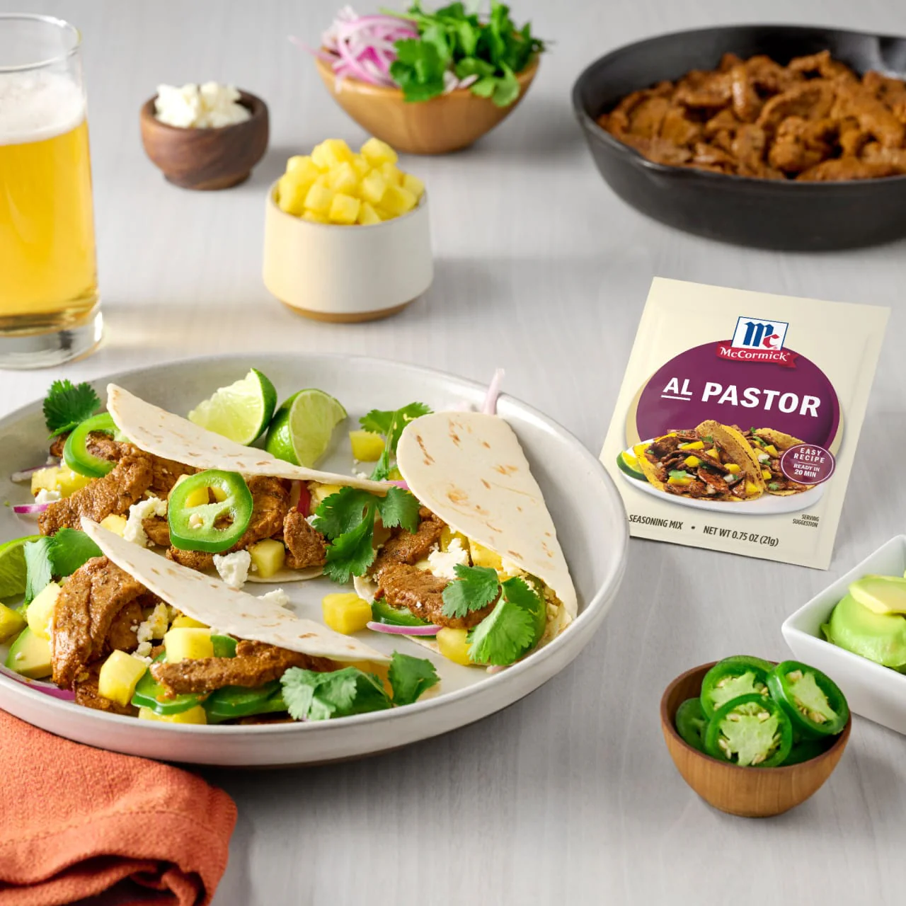 McCormick® Al Pastor Seasoning Mix, 0.75 oz (6-Pack) - Image 15