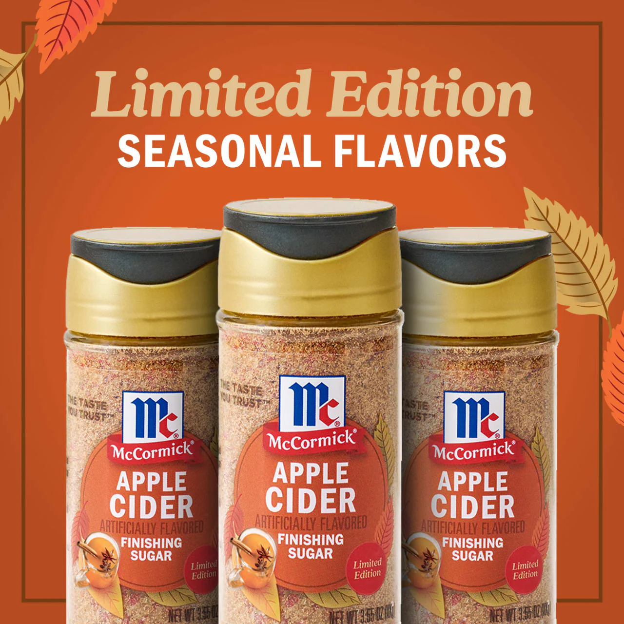 McCormick® Apple Cider Finishing Sugar, 3.61 oz - Image 16