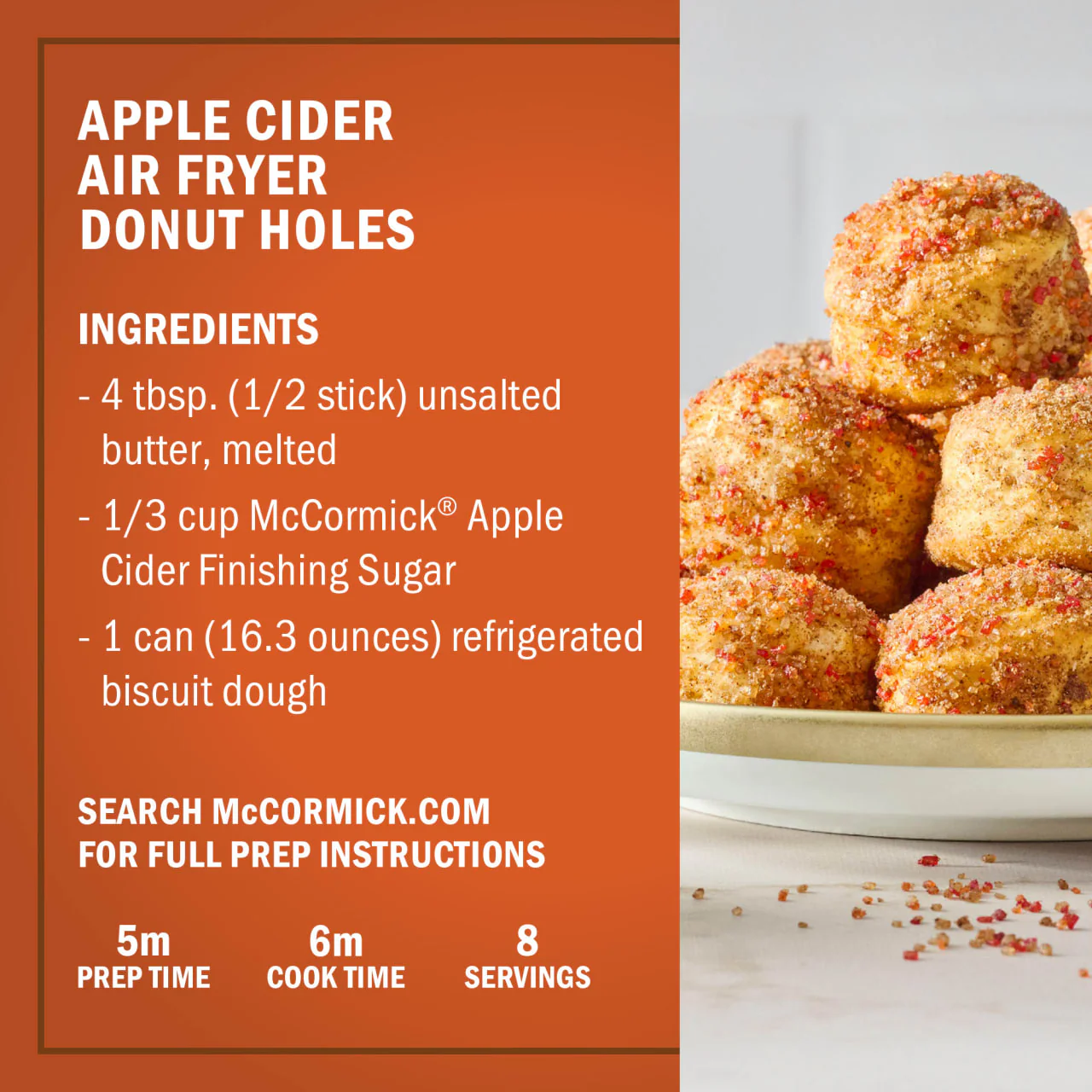 McCormick® Apple Cider Finishing Sugar, 3.61 oz - Image 6