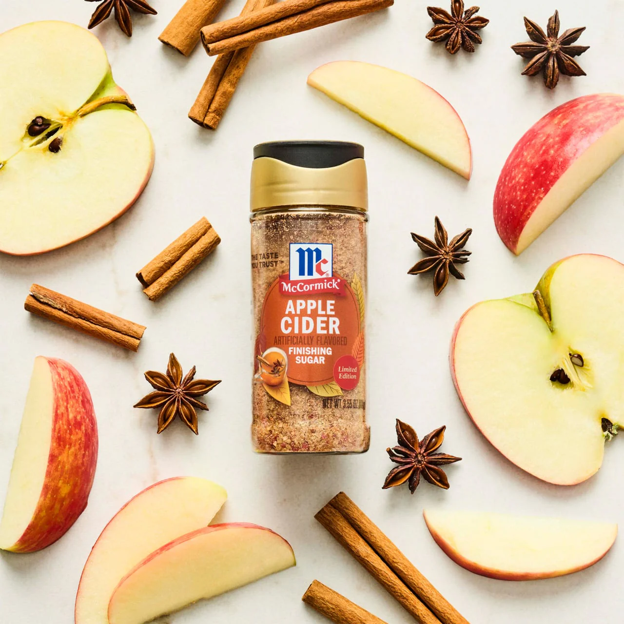 McCormick® Apple Cider Finishing Sugar, 3.61 oz - Image 7
