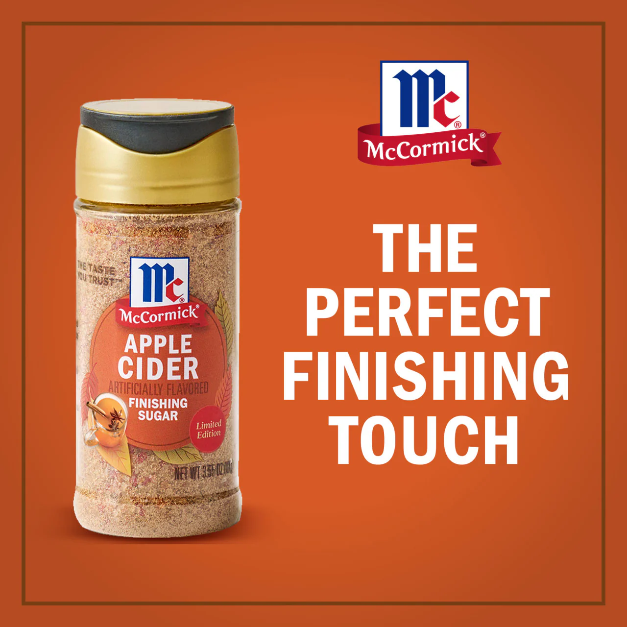 McCormick® Apple Cider Finishing Sugar, 3.61 oz - Image 8